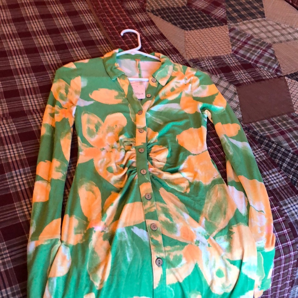 Free People button up dress